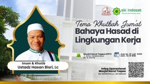 Read more about the article Kajian Zhuhur – Tema Khutbah Jum’at : Bahaya Hasad di Lingkungan Kerja Bersama Ust.Hasan Bisri, Lc