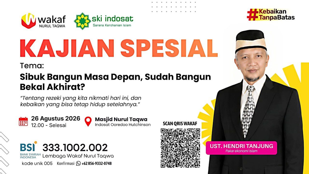 Read more about the article Kajian Zhuhur – Sibuk Bangun Masa Depan, Sudah Bangun Bekal Akhirat? – Ust. Hendri Tanjung