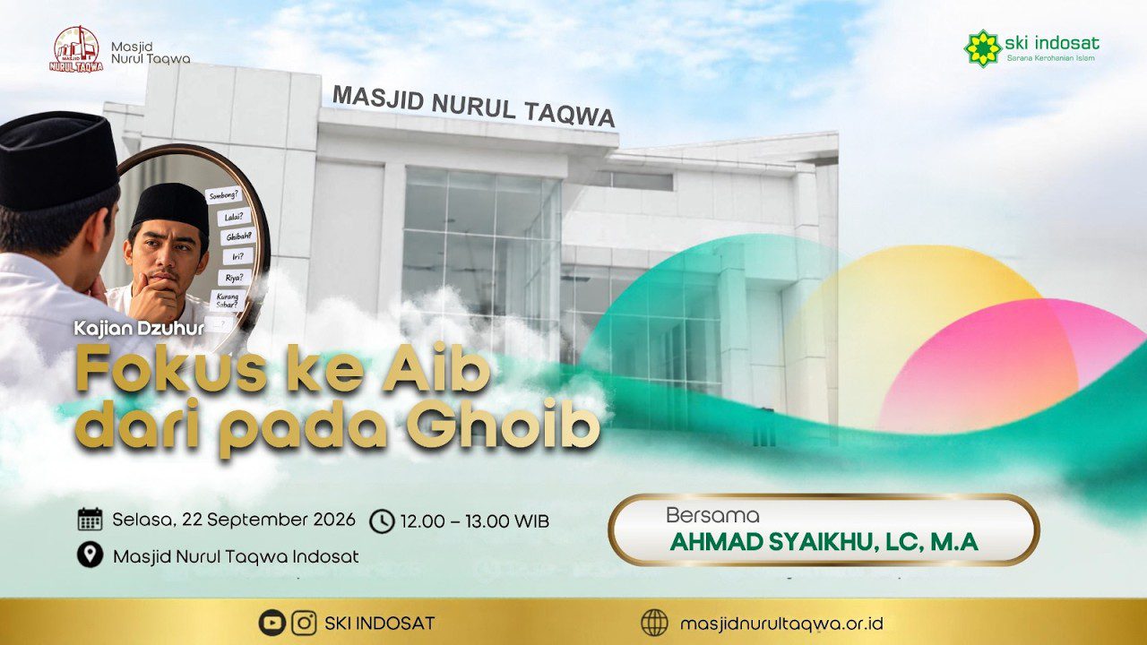 You are currently viewing Kajian Zhuhur – Jangan Sibuk Urus Ghoib, Fokuslah Pada Aib Sendiri – K.H. Ahmad Syaikhu, Lc., M.A.