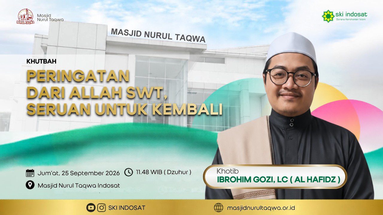 You are currently viewing Kajian Zhuhur – Muhasabah Diri: Menjawab Seruan Allah Untuk Kembali – Ust. Ibrohim Gozi, Lc.