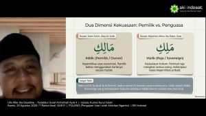 Read more about the article Kajian Zhuhur – Life After the Deadline – Tadabbur Surat QS Al-Fatihah 4 – Oleh Ust Kurnia Nurul Falah