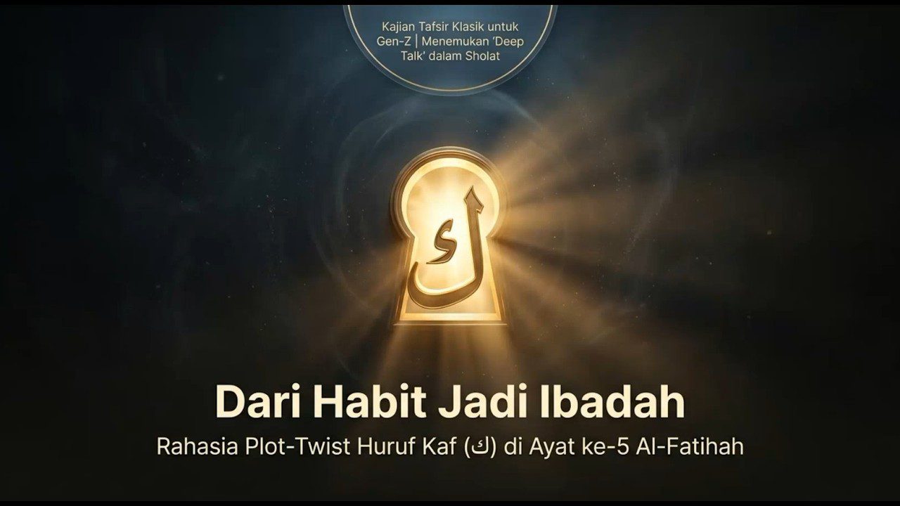 Read more about the article Kajian Zhuhur – Dari Habit Jadi Ibadah – Tadabbur Surat QS Al-Fatihah 5, Ust Kurnia Nurul Falah