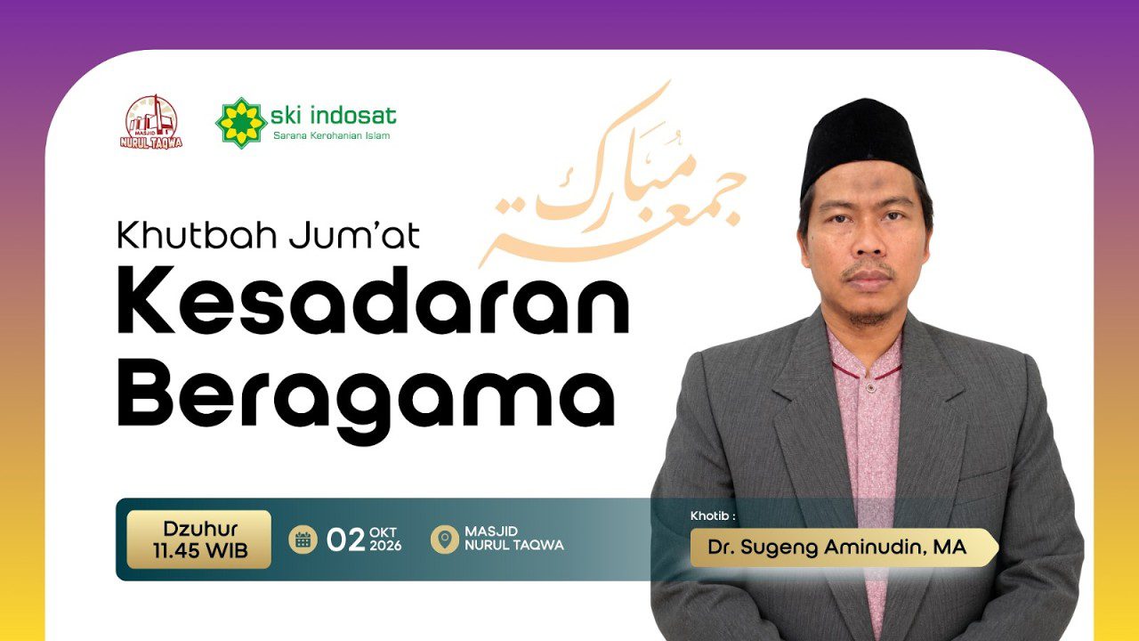 Read more about the article Kajian Zhuhur – Pentingnya Kesadaran Beragama dalam Kehidupan Sehari-hari – Ustadz Dr. Sugeng Aminudin, M.A.